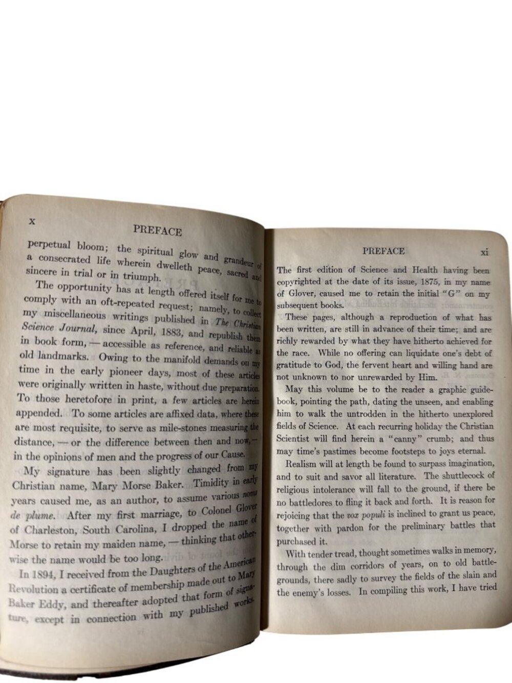 Antique Miscellaneous Writings 1883-1896 By Mary Baker Eddy Hardcover Book - Picture 5 of 16